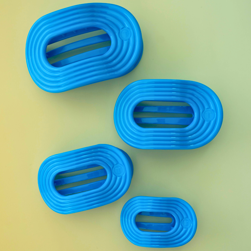 Flat Round Hair Clip | Tiny | Miami Vice