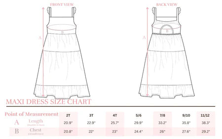 BEACHSIDE BOWS RUFFLE MAXI DRESS