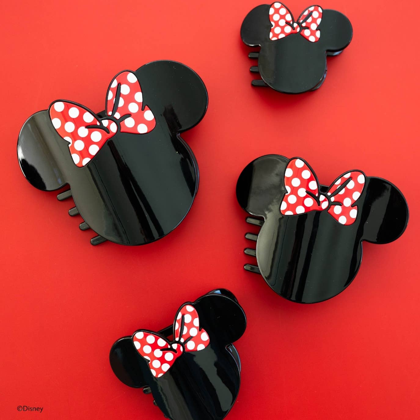 Disney: Minnie Mouse Shaped | Medium | Flat Hair Clip