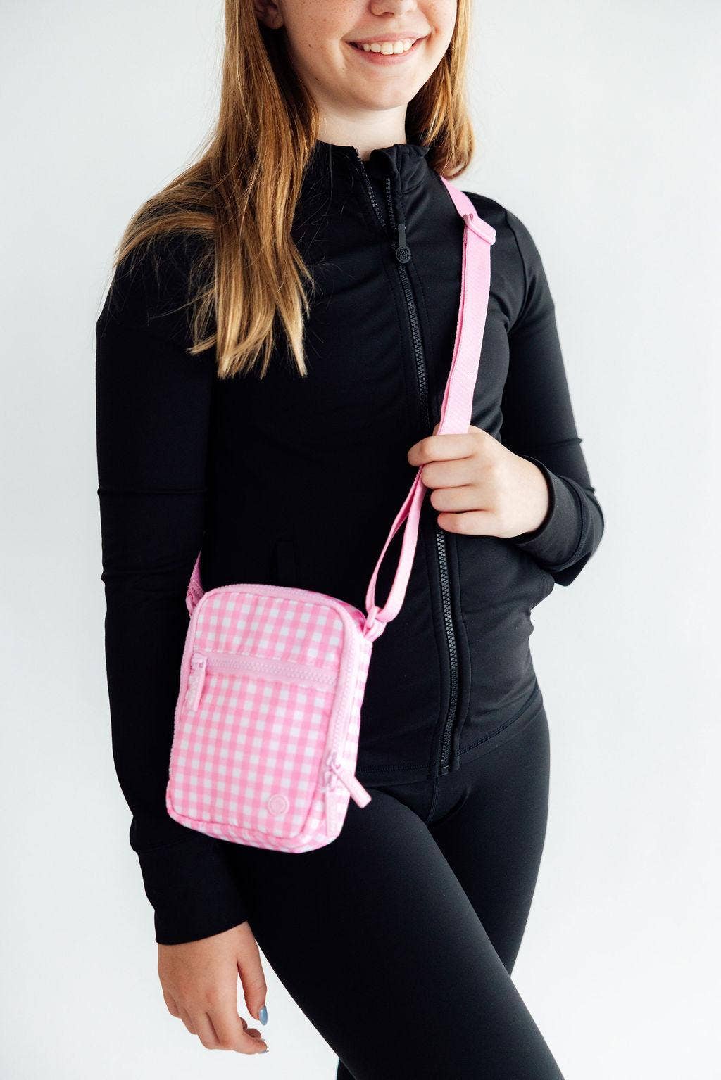 Go-Getter Gingham Crossbody Bag