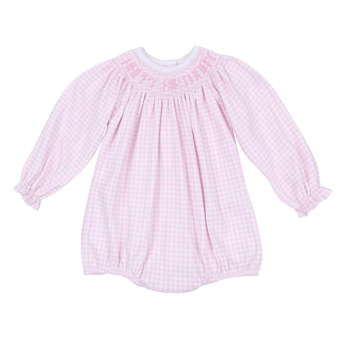 Birthday Classics Bishop Long Sleeve Bubble - Pink