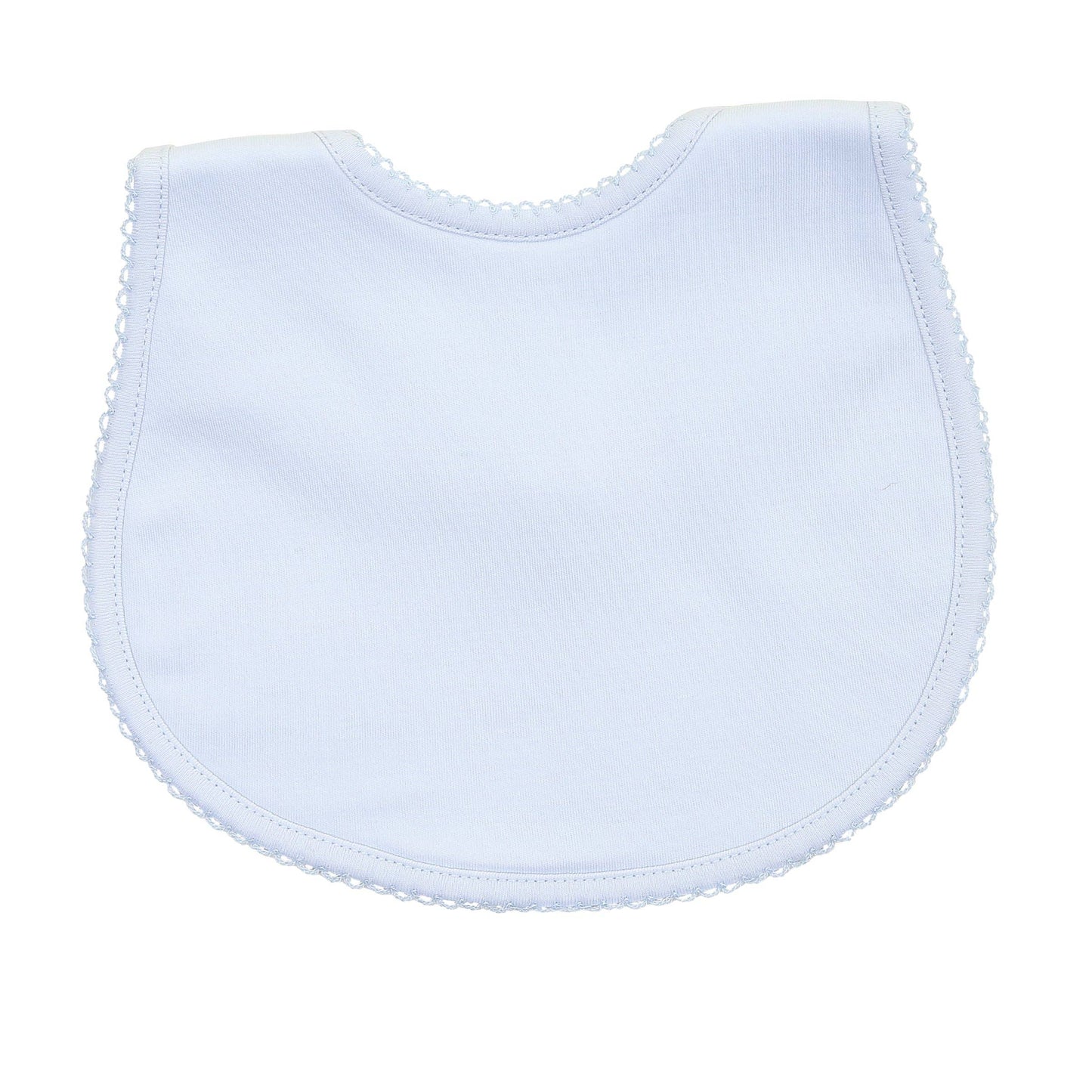 Essentials Solid Blue Bib: Blue / One Size