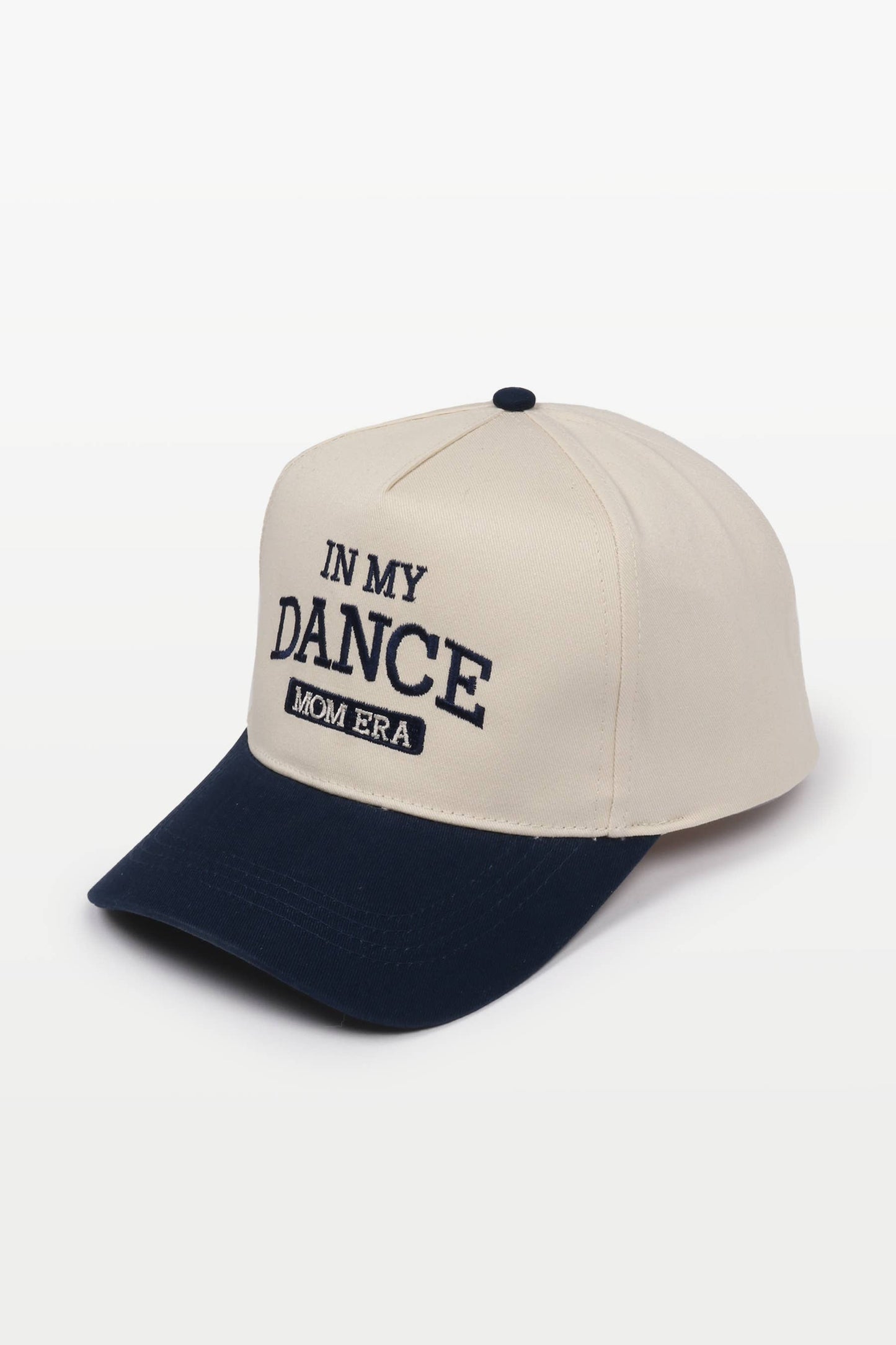 In My Dance Mom Era Embroidered Cap: Navy