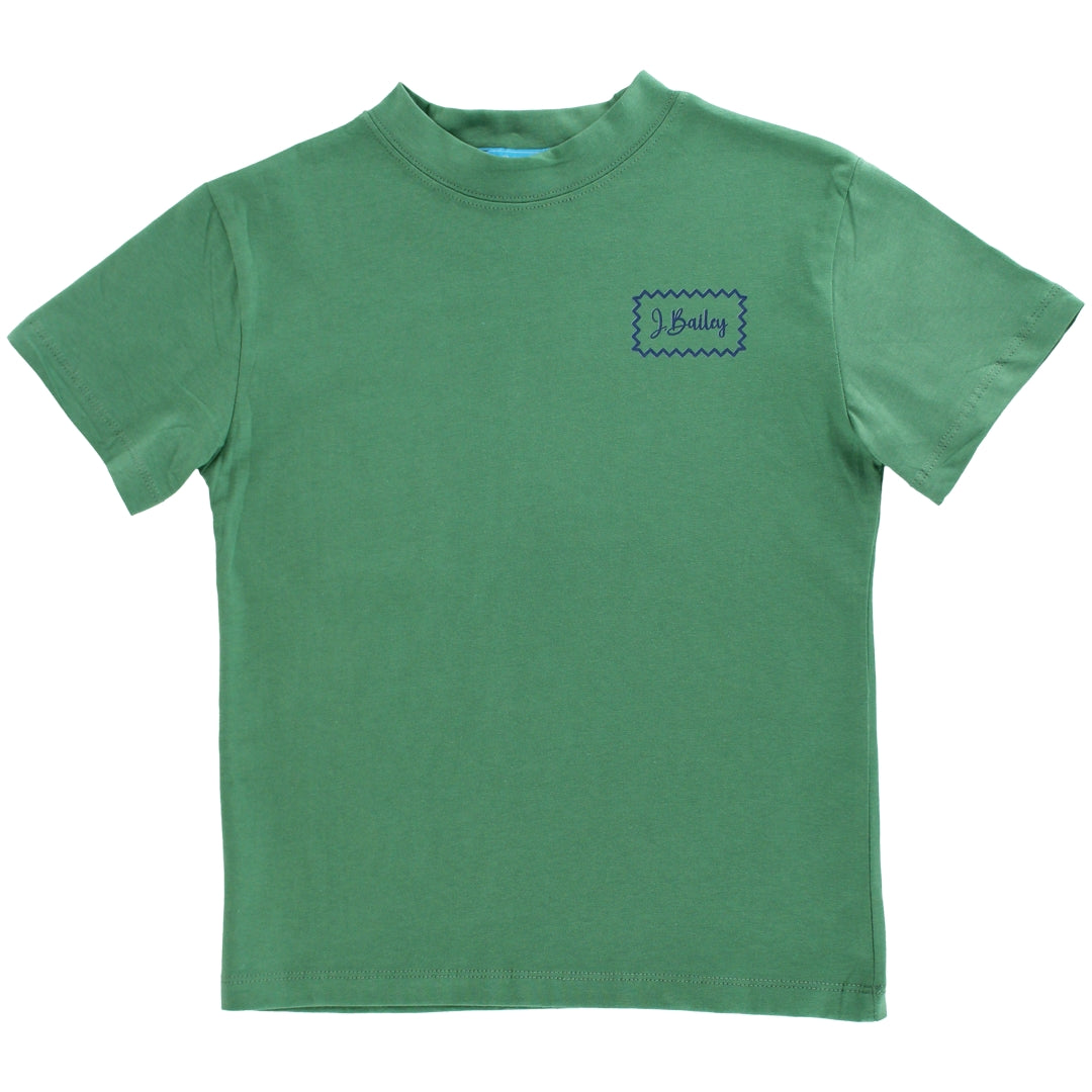 S/S LOGO TEE-SHARKS ON SAGE