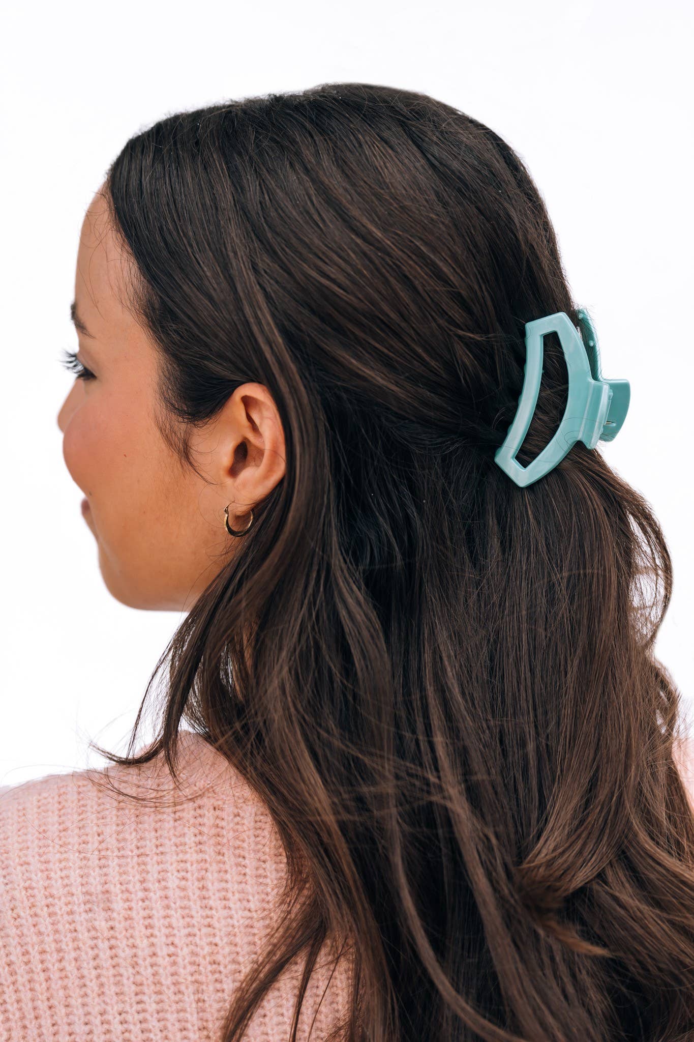 Open Hair Clip | Small | Totally Turquoise