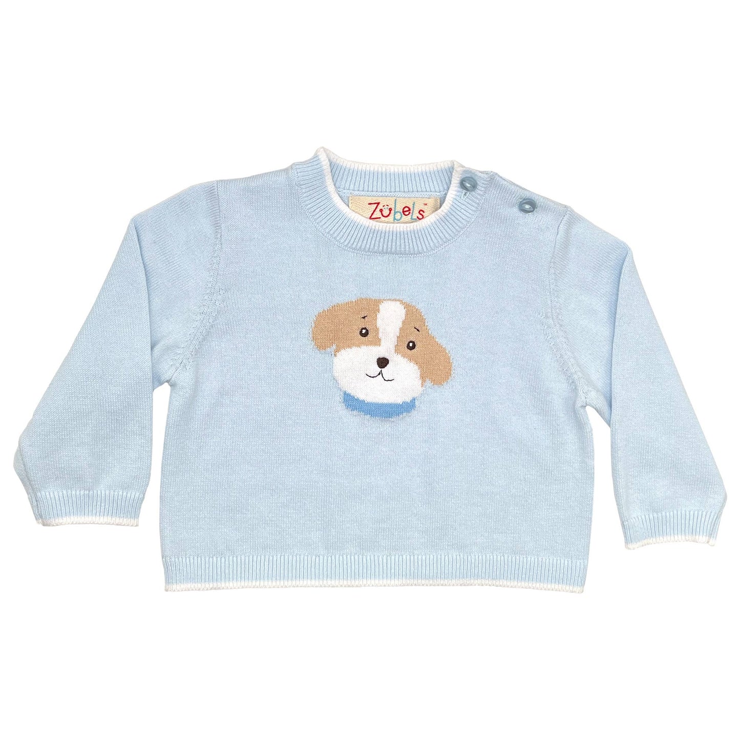 Dog Lightweight Knit Sweater in Blue