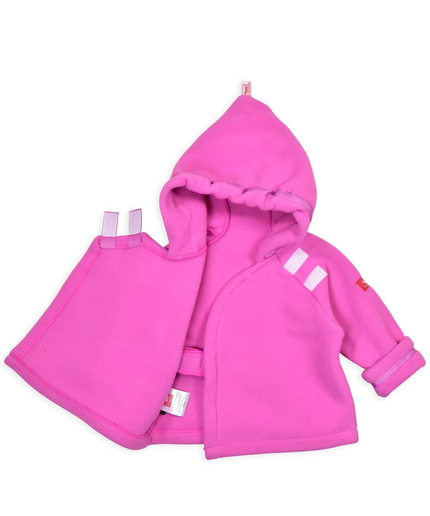 Warmplus Fleece Favorite Jacket, Wrap Close, Hood: Lavender