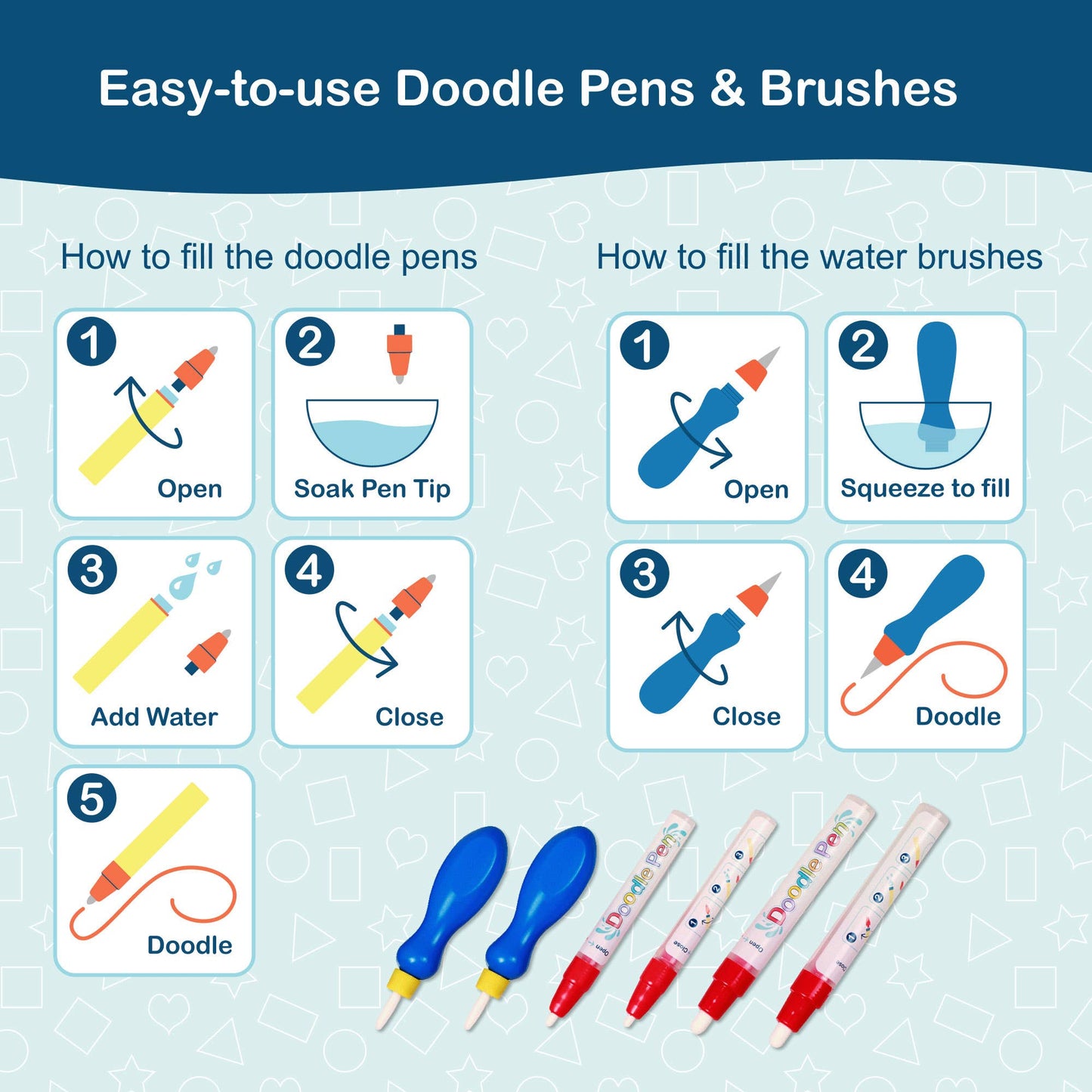 Dinosaur Land Doodle Mat