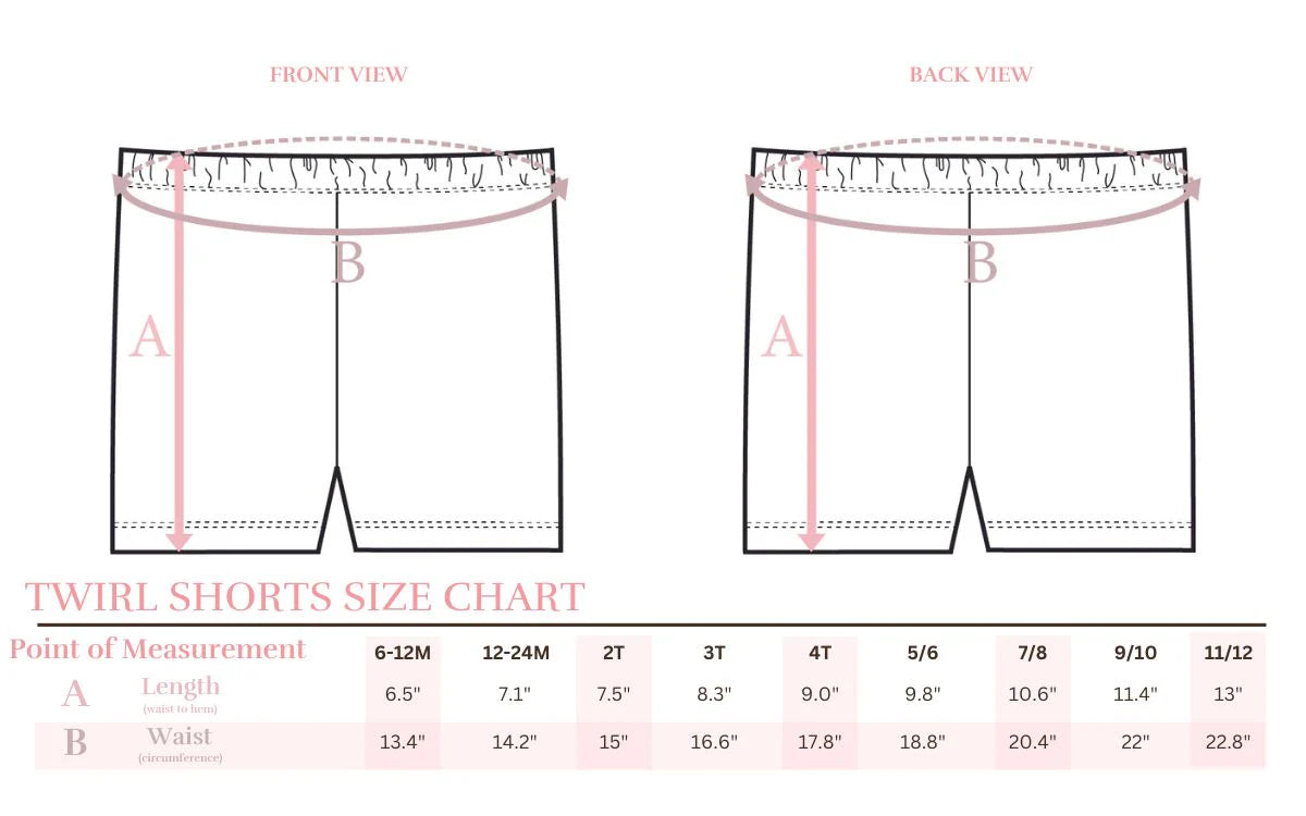 All-American Girl Twirl Shorts