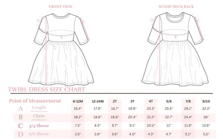 Pink Nutcracker 3/4 Sleeve Pocket Twirl Dress