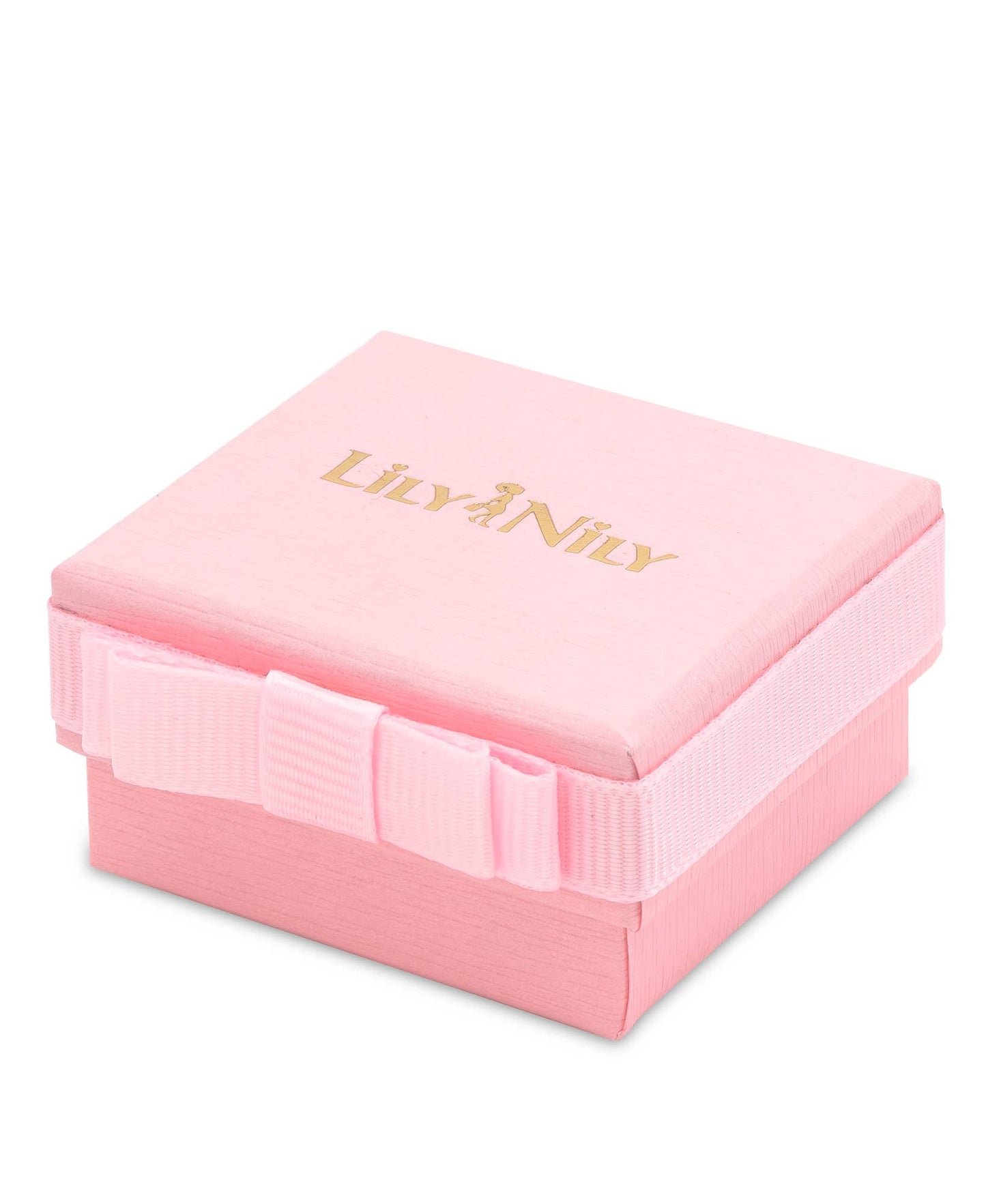 CZ Unicorn Stud Earrings in Sterling Silver (Pink/Blue)