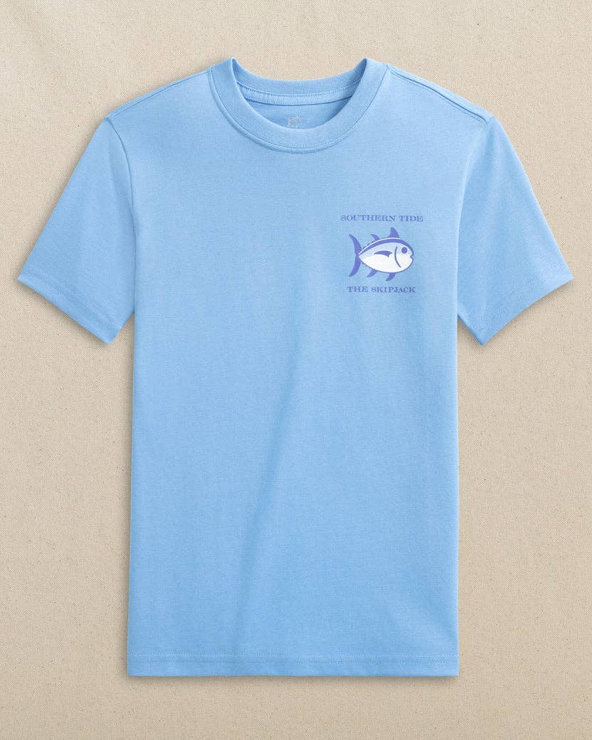 Youth SS Original Skipjack Grey Marlin Tee: Ocean Channel