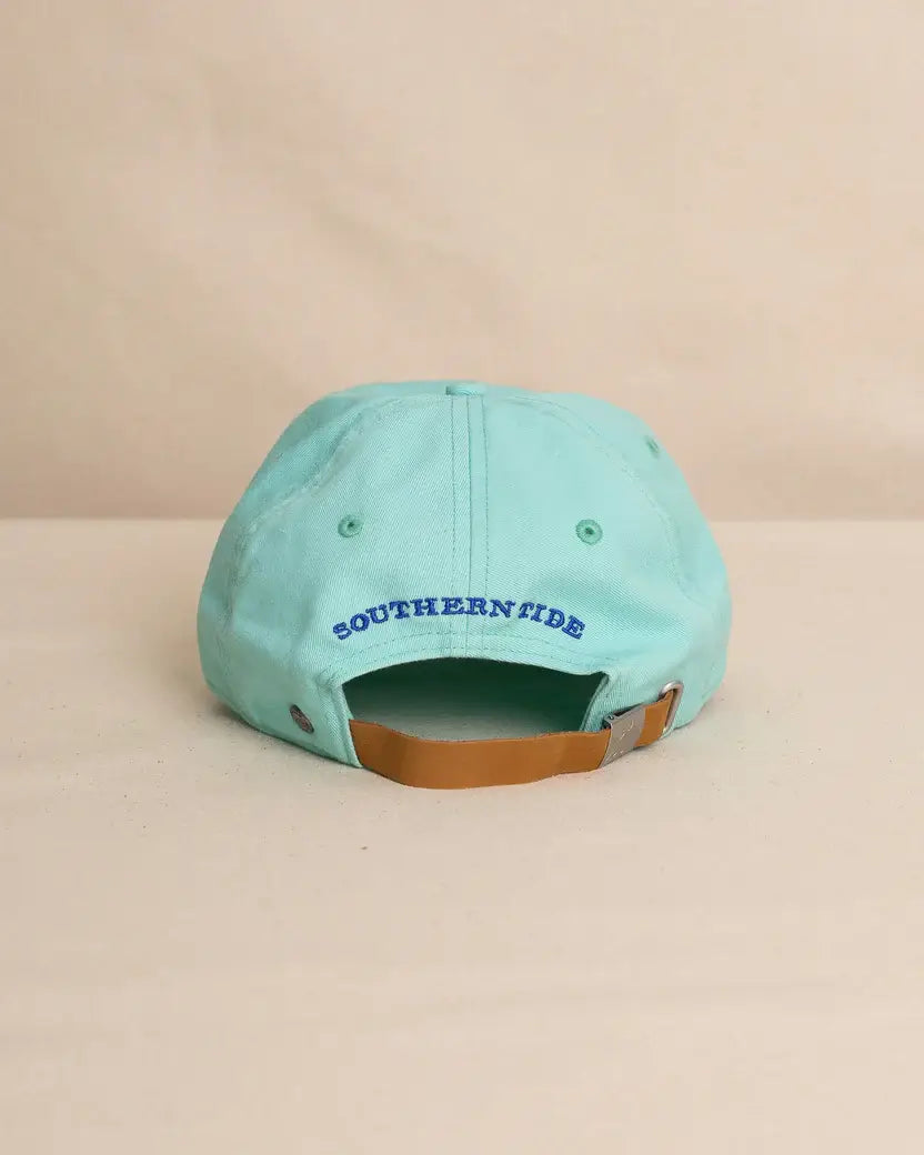 (M) Mini Skipjack Leather Strap Hat: Turtle Green