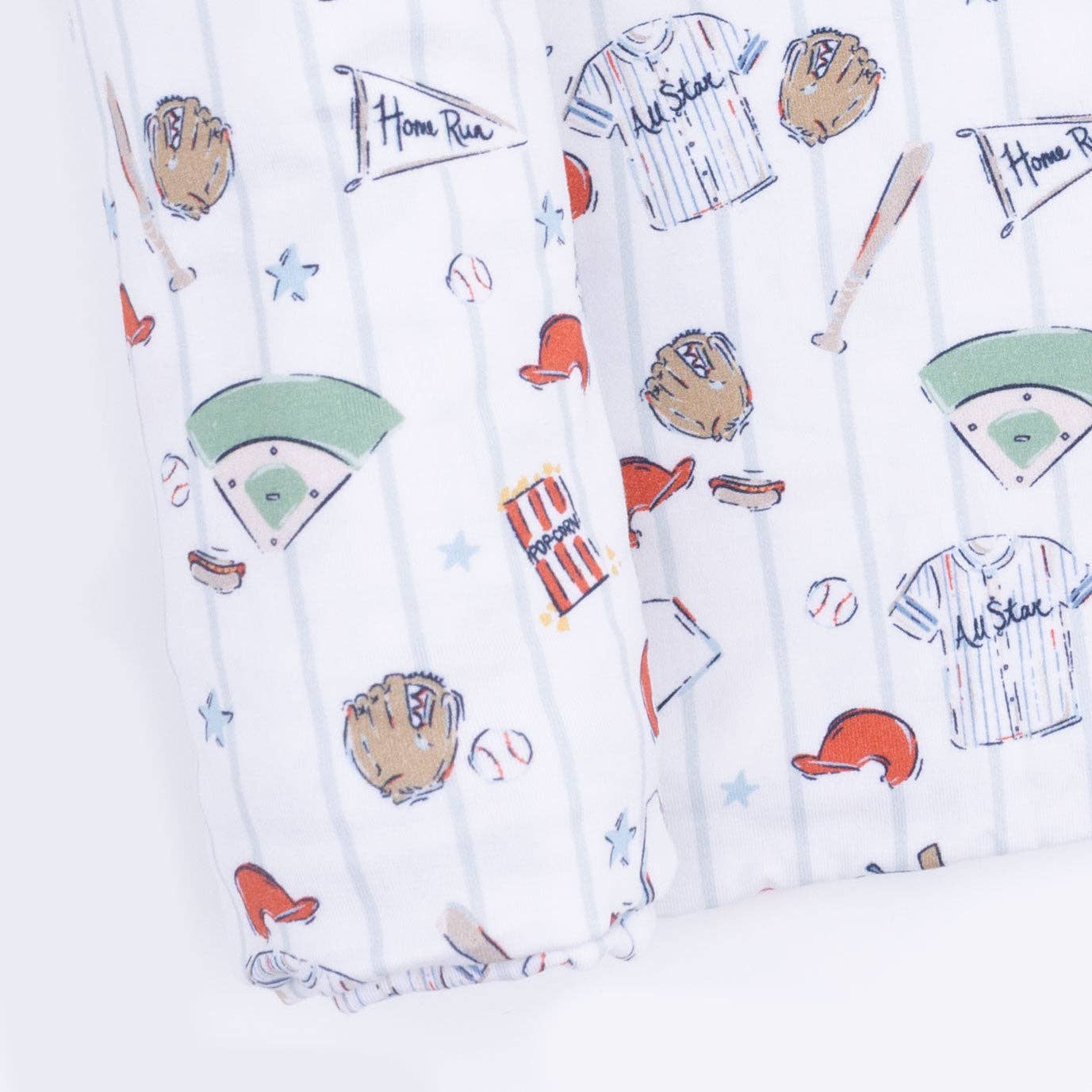Home Run Baseball - Swaddle Blanket: 45X45