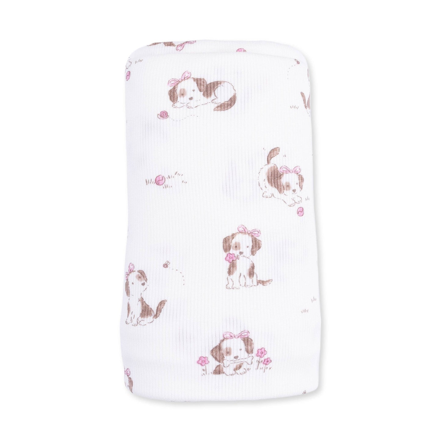 Explorer Puppy Pink - Swaddle Blanket: 45X45