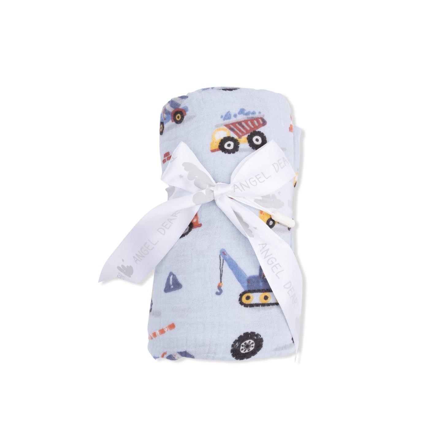 Crayon Construction - Swaddle Blanket: 47X47