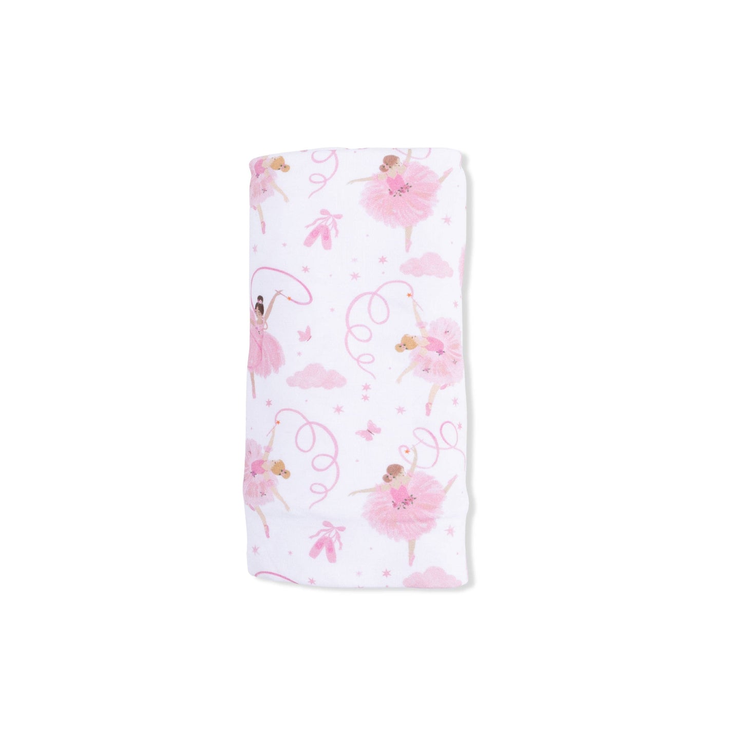 Ribbon Ballerinas - Swaddle Blanket: 45X45