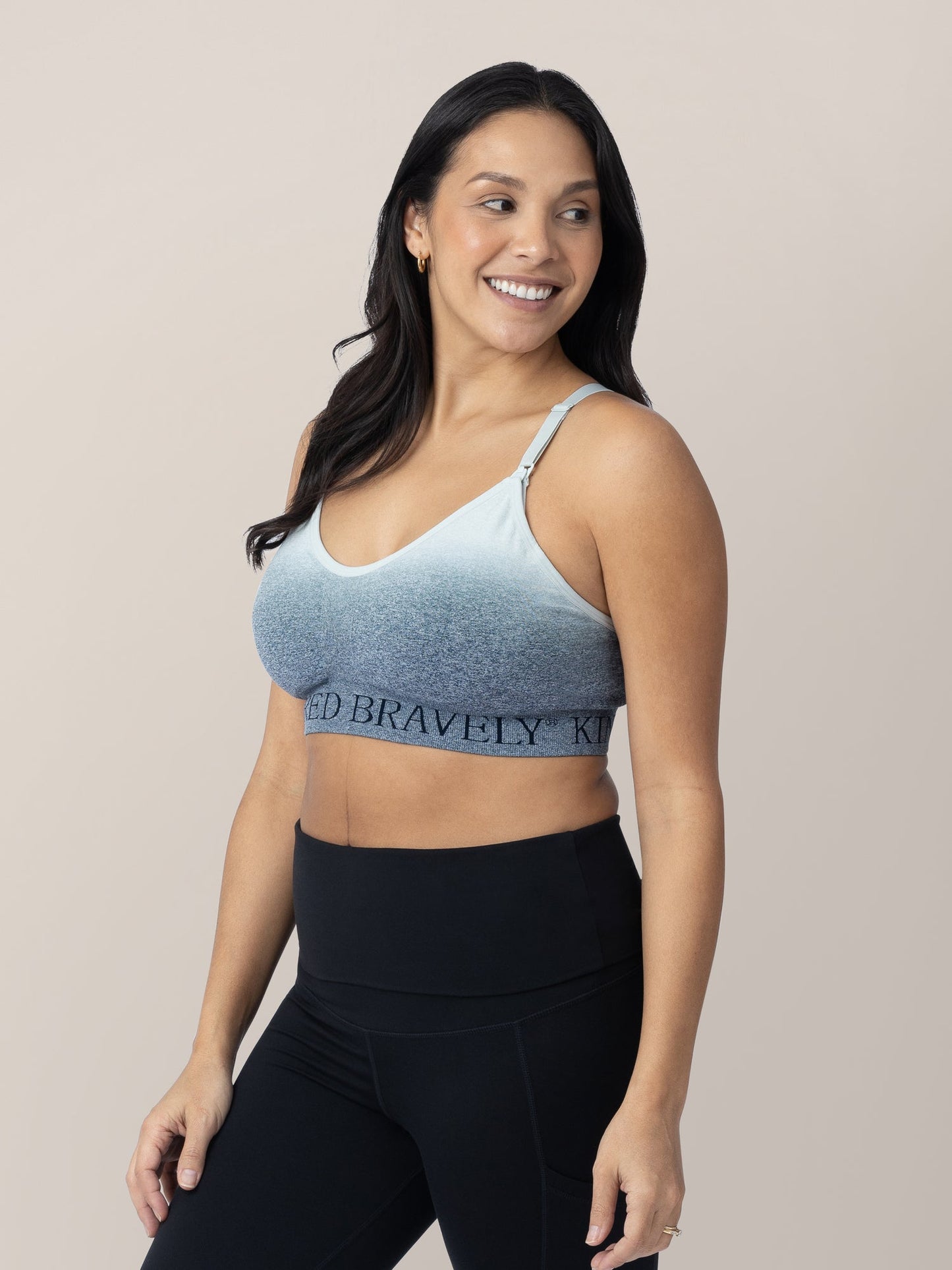 Sublime® Low Impact Nursing Sports Bra | Ombre Storm