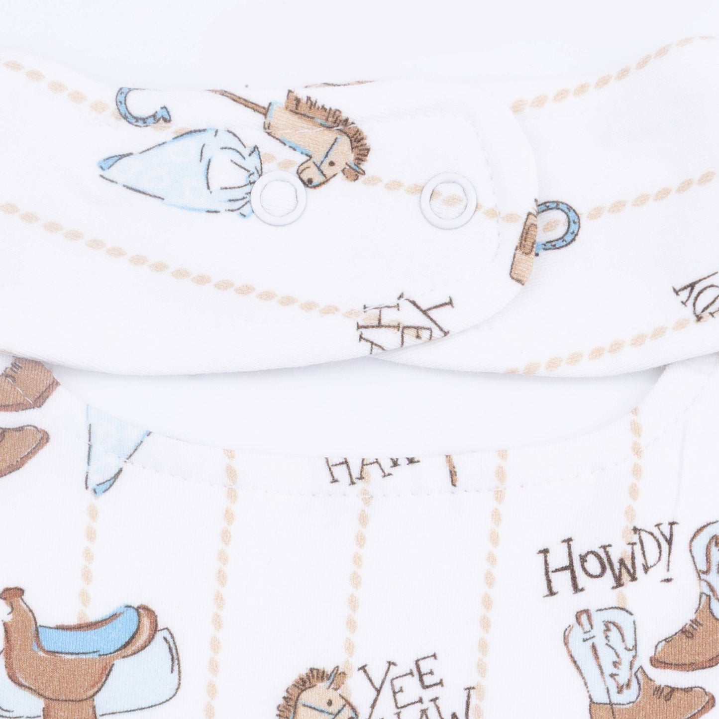 Cowboy Nursery - Feeding Bib: 0-3M