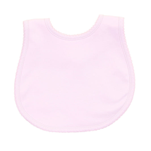 Essentials Solid Pink Bib: Pink / One Size