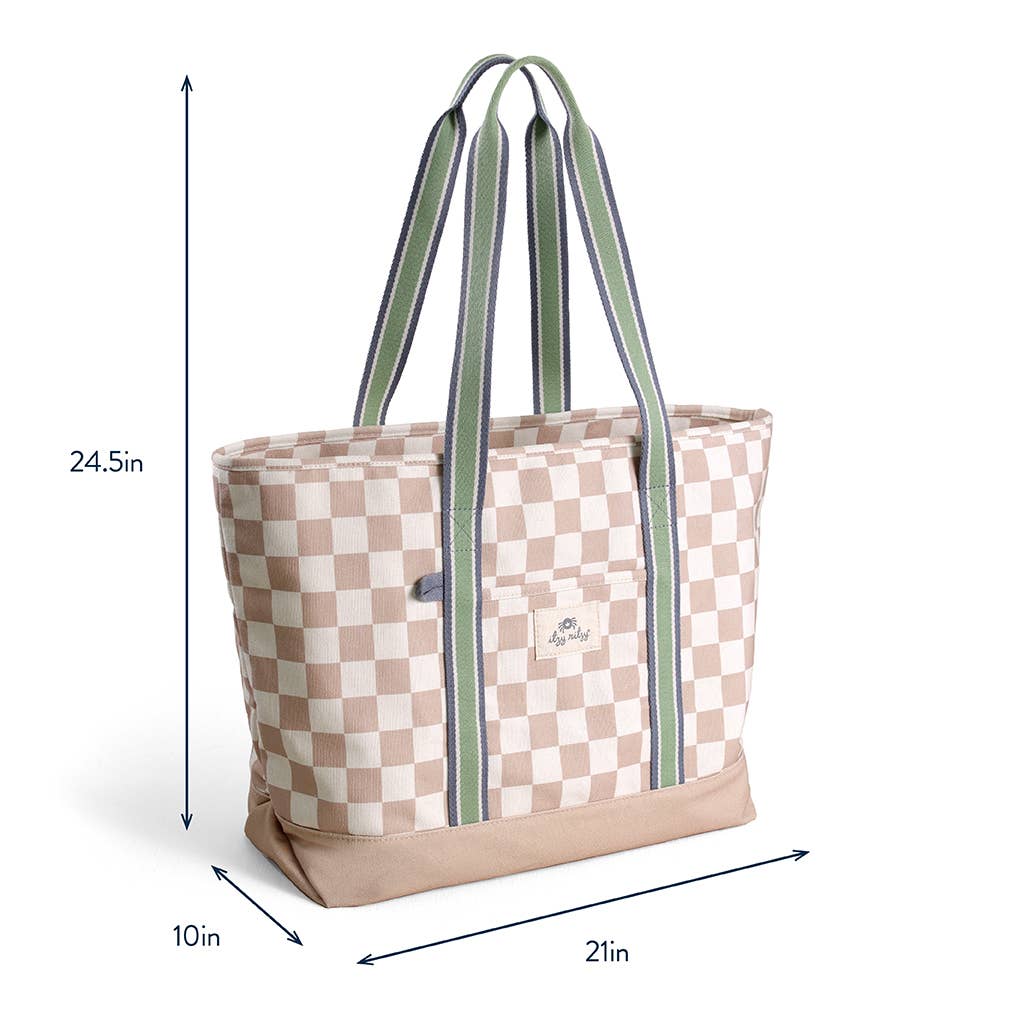 *NEW* Itzy Explorer™ Canvas Tote Bag: Ribbons + Roses