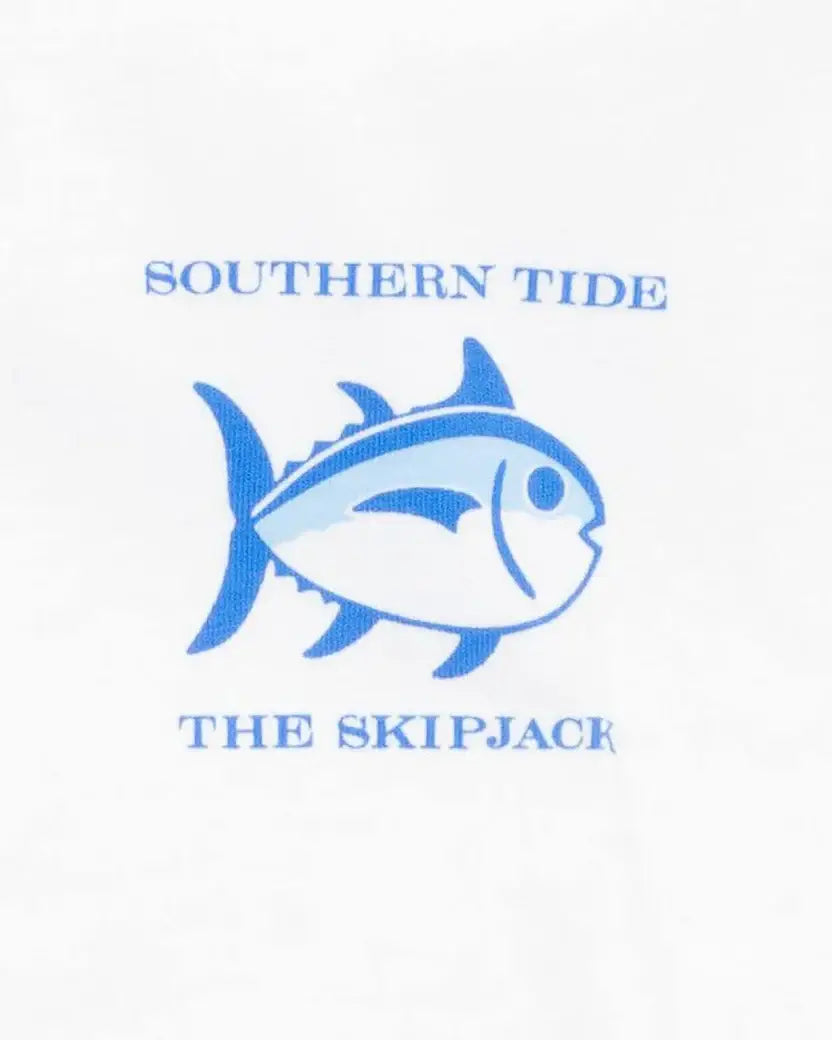 Youth SS Classic Skipjack Tee: Classic White