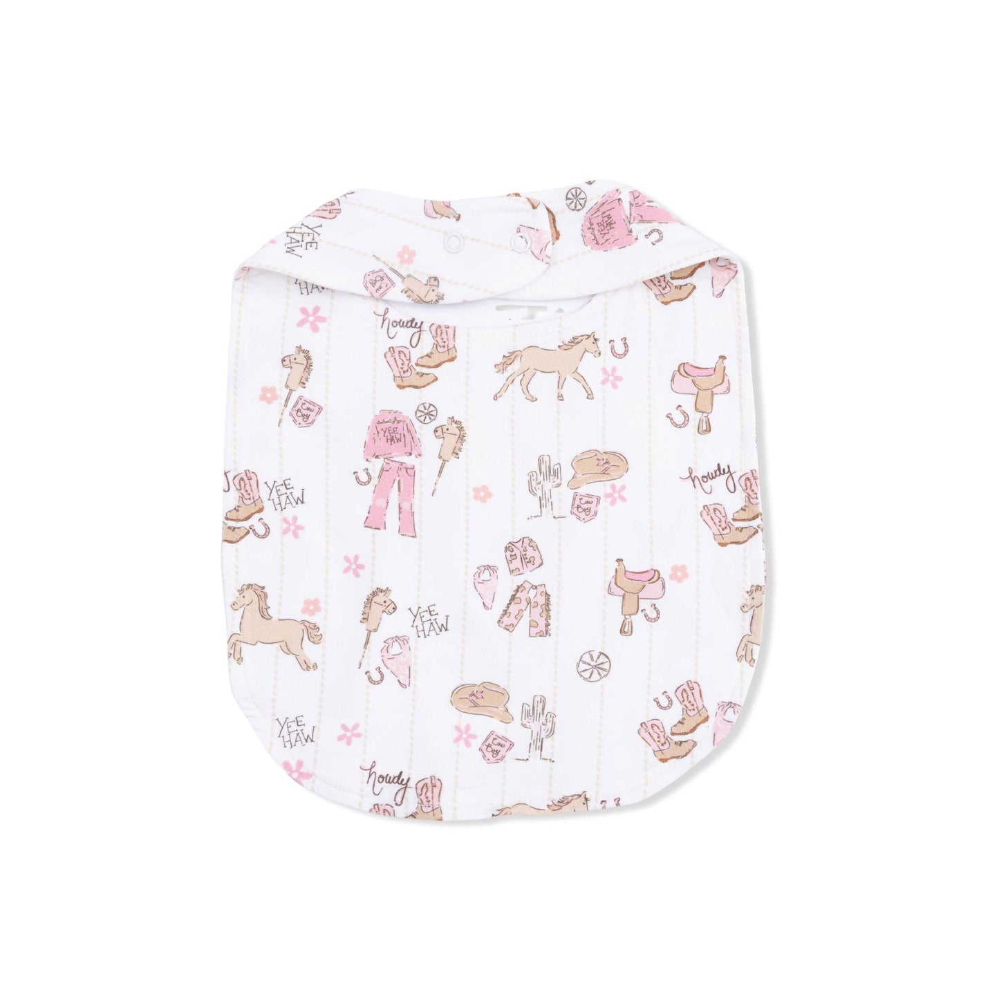 Cowgirl Nursery - Feeding Bib: 0-3M