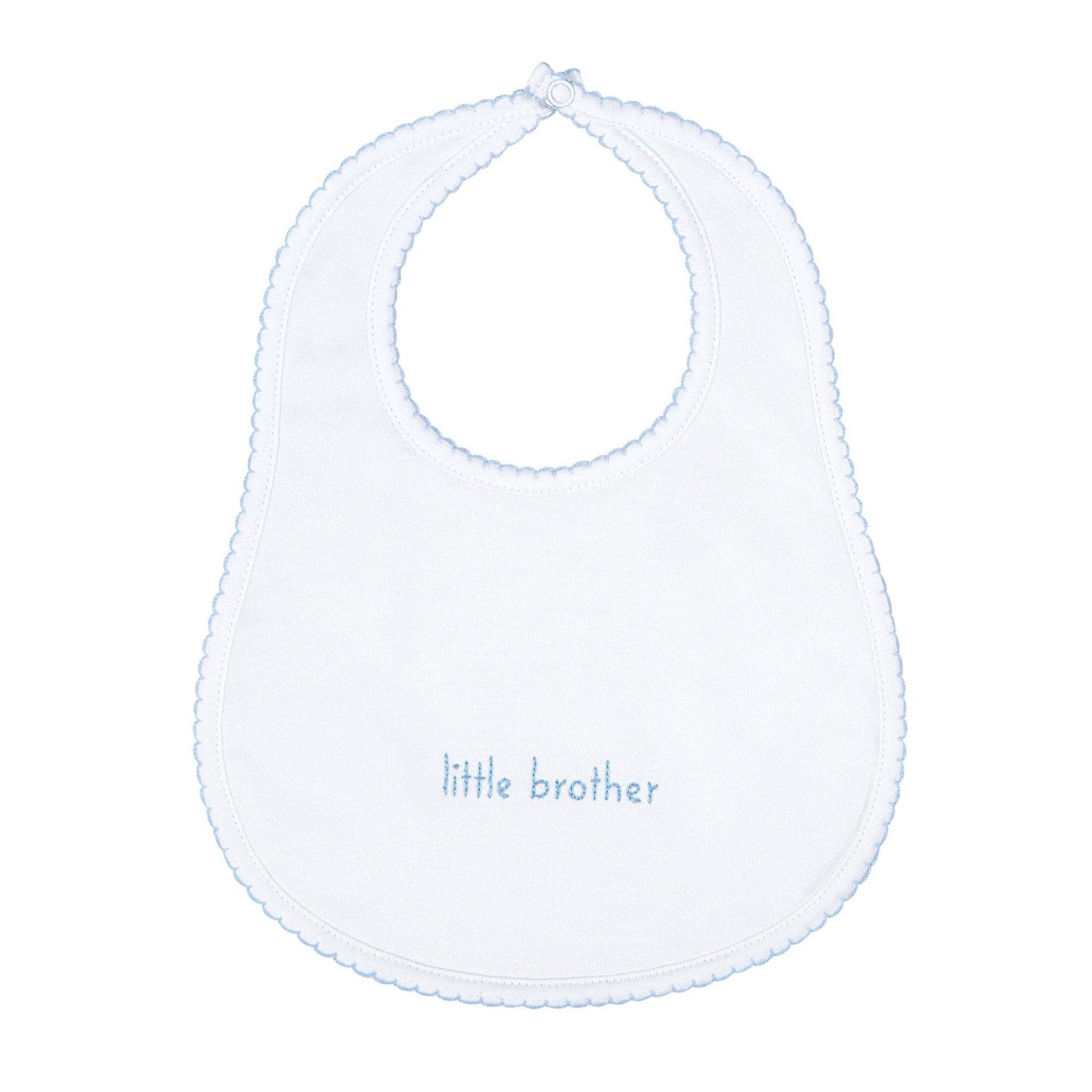 Little Brother Embroidered Bib: One Size