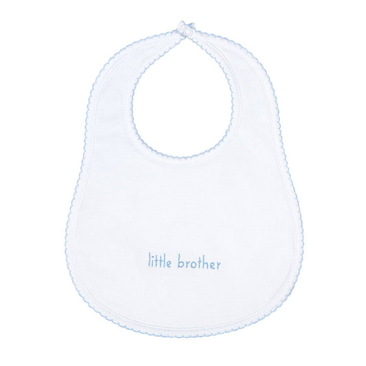 Little Brother Embroidered Bib: One Size