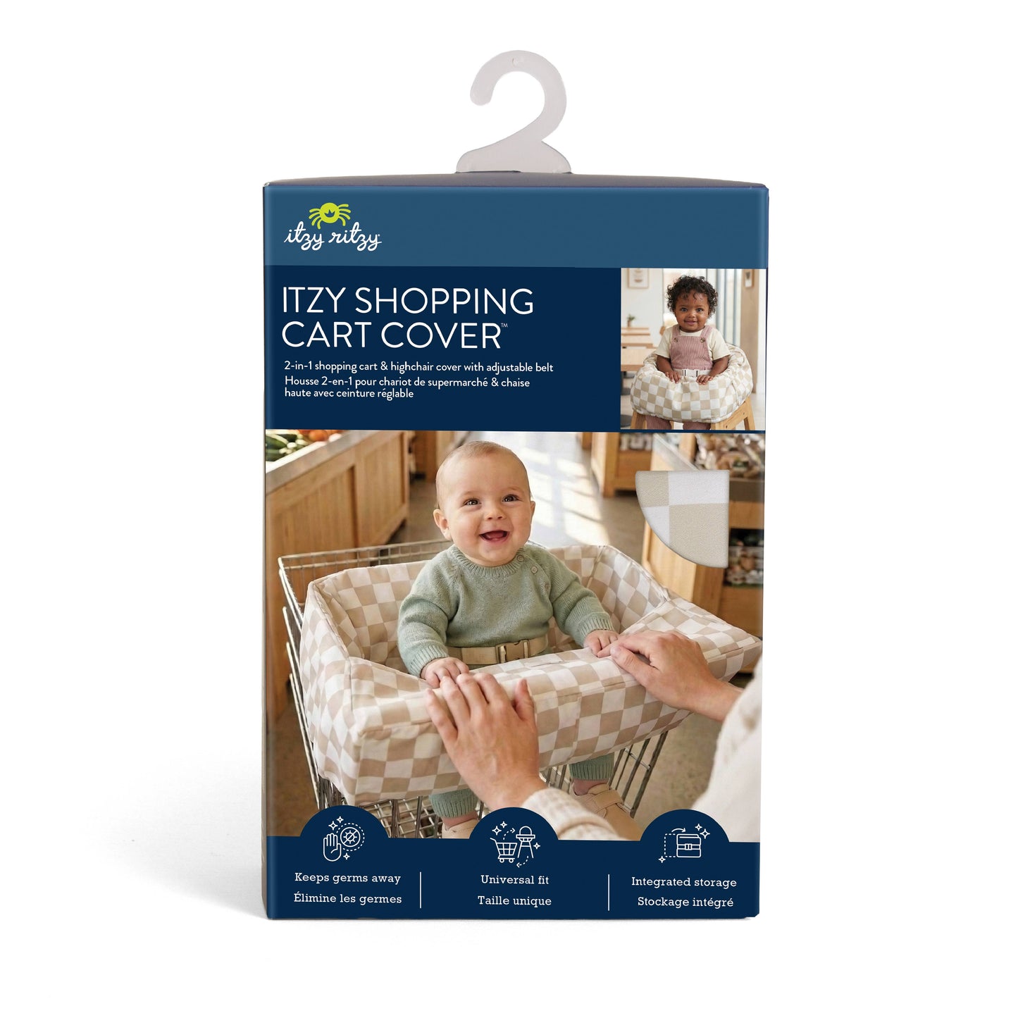*NEW* Checkerboard Itzy Shopping Cart Cover™