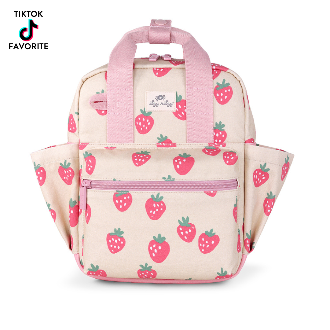 *NEW OPTIONS* Itzy Bitzy Backpack: Strawberries & Cream