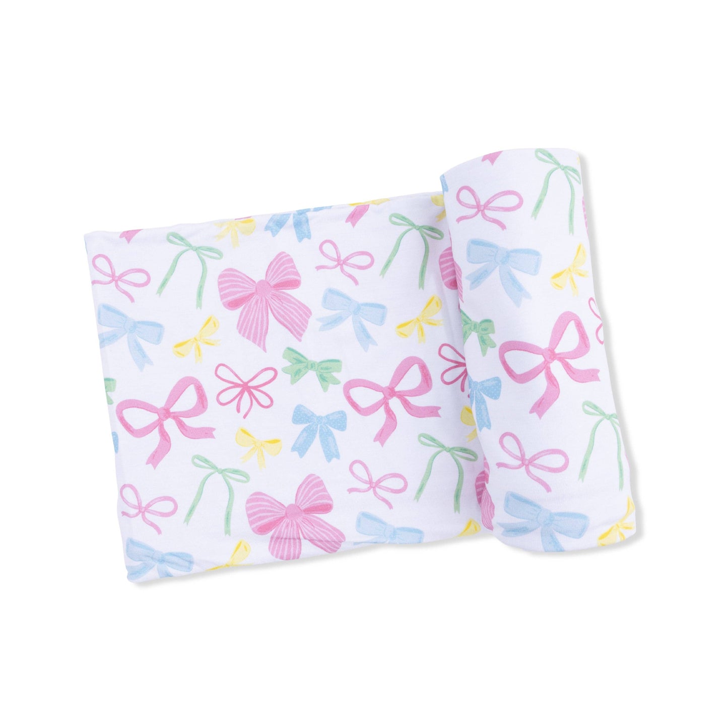 Sweet Bows - Swaddle Blanket: 45X45