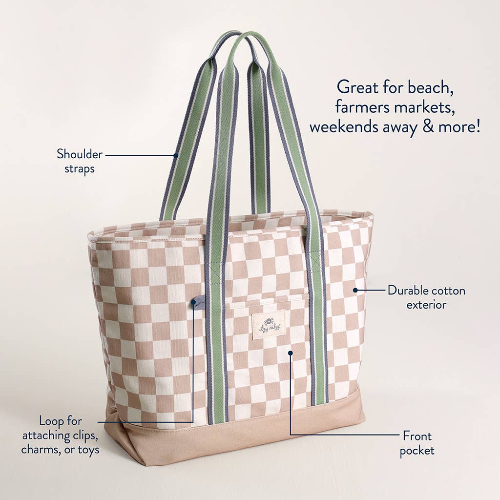 *NEW* Itzy Explorer™ Canvas Tote Bag: Ribbons + Roses