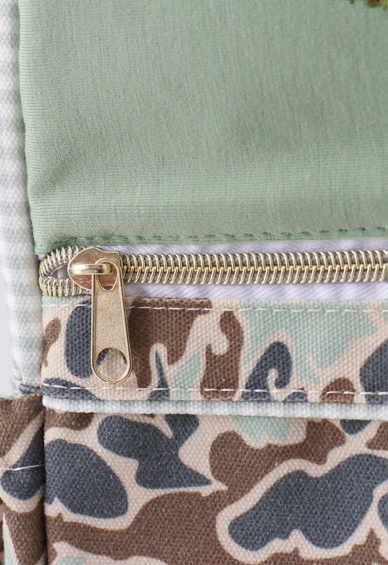 Camouflage deer print backpack