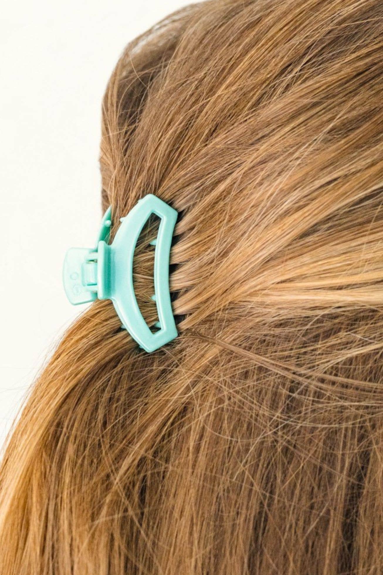 Open Hair Clip | Tiny | Totally Turquoise