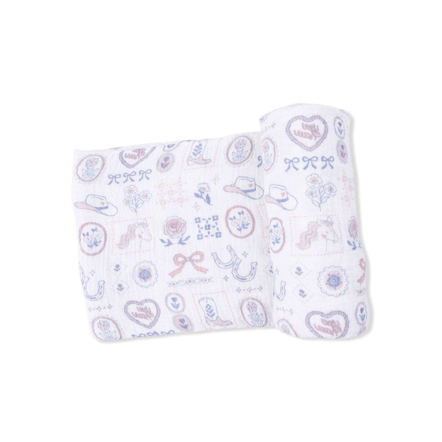 Country Western Heirlooms - Swaddle Blanket: 47X47