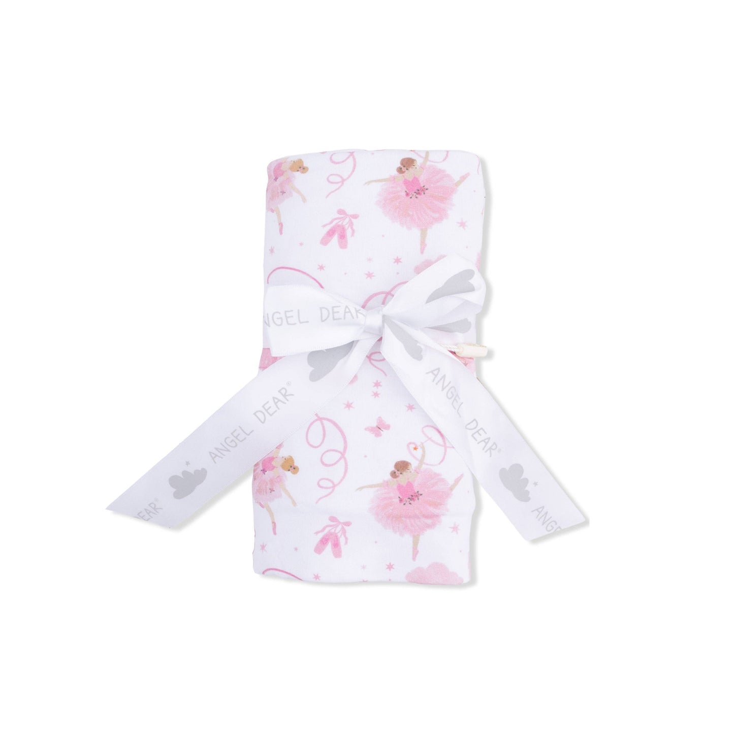 Ribbon Ballerinas - Swaddle Blanket: 45X45