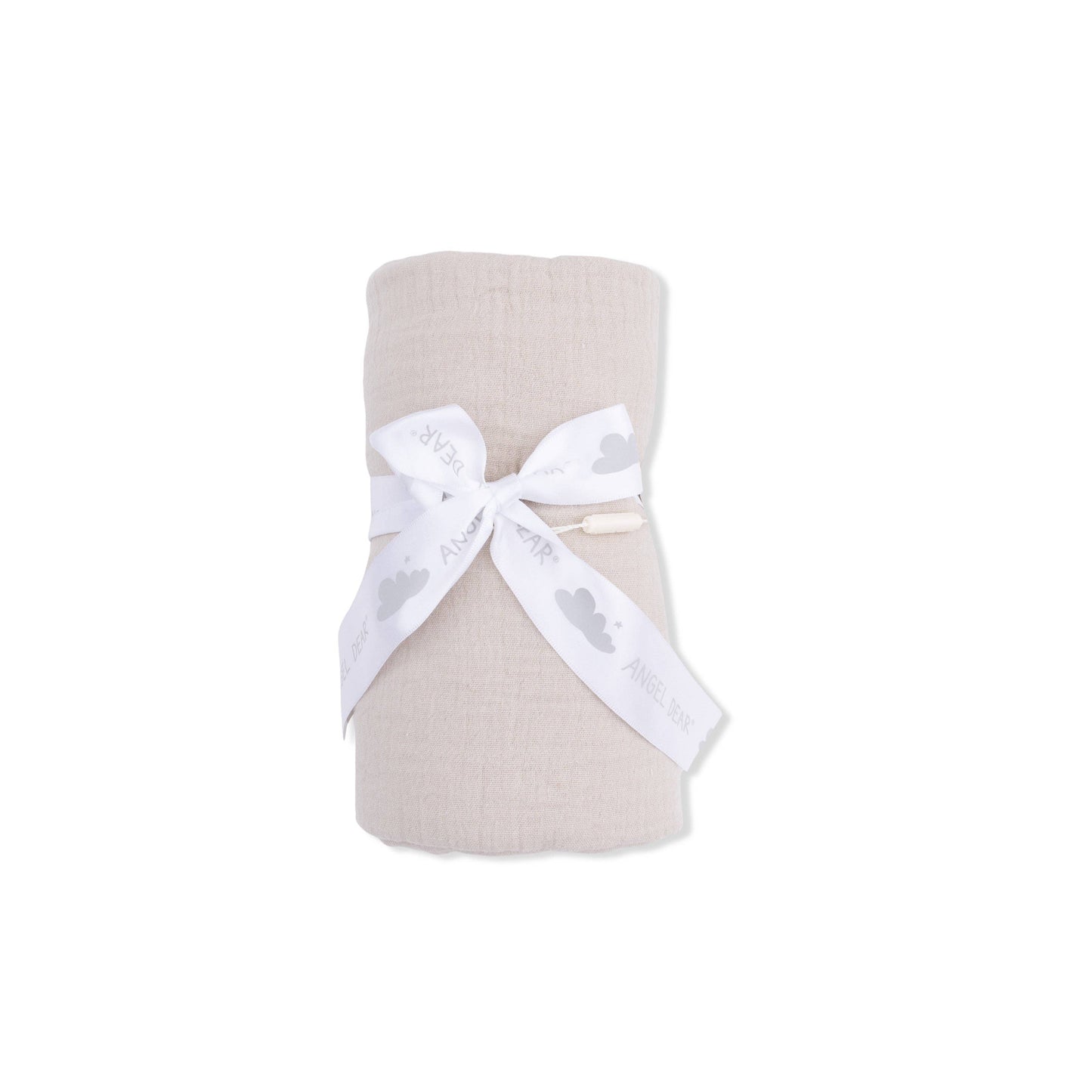 Solid Muslin French Oak - Swaddle Blanket: 47X47