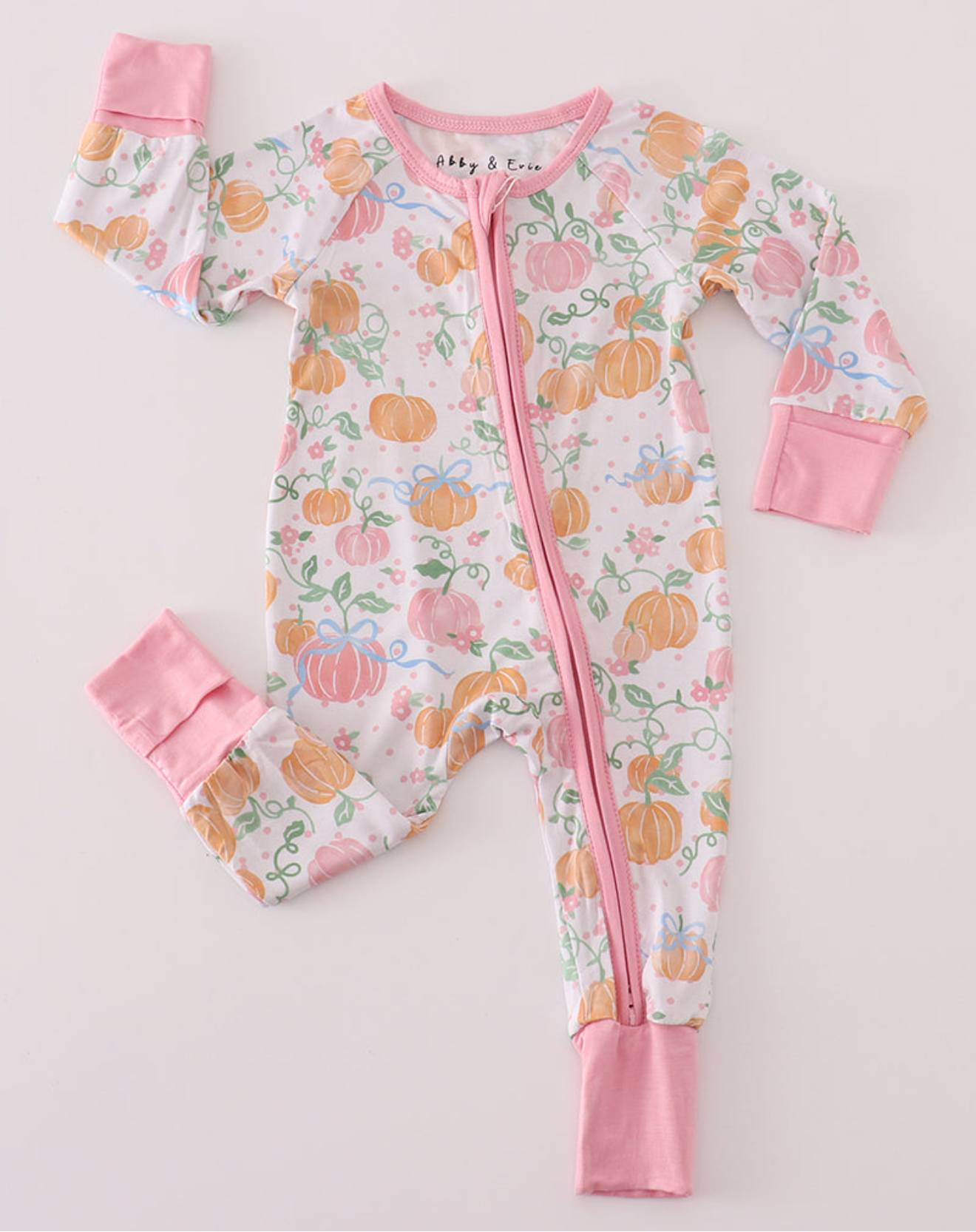 Pink Pumpkin Bamboo Pajamas