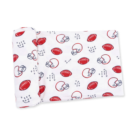 Touchdown Time - Swaddle Blanket: 45X45