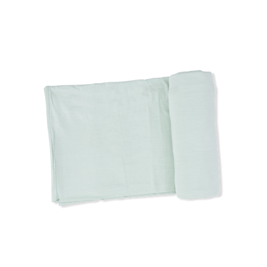 Solid Cameo Green - Swaddle Blanket: 45X45