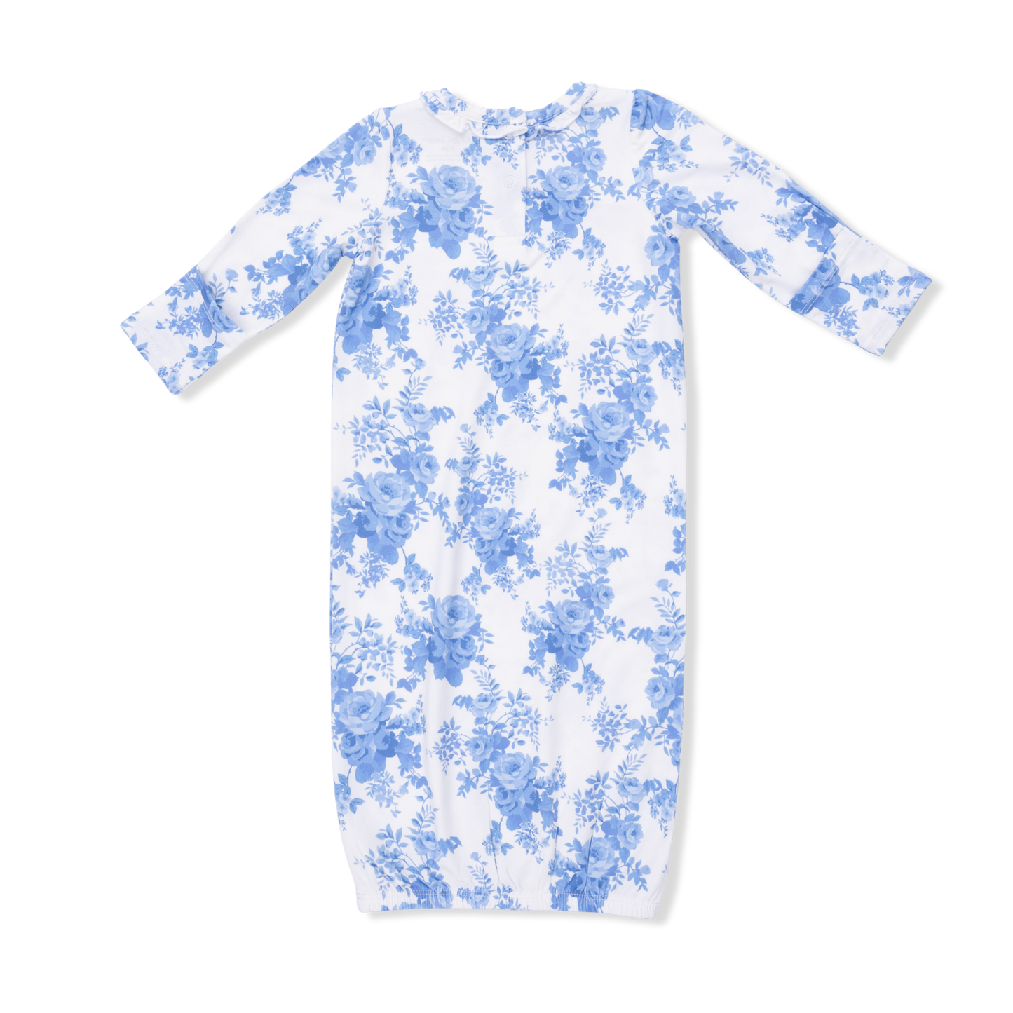 Dream Cottage Floral - Kimono Gown & Knot Headband: 0-3M