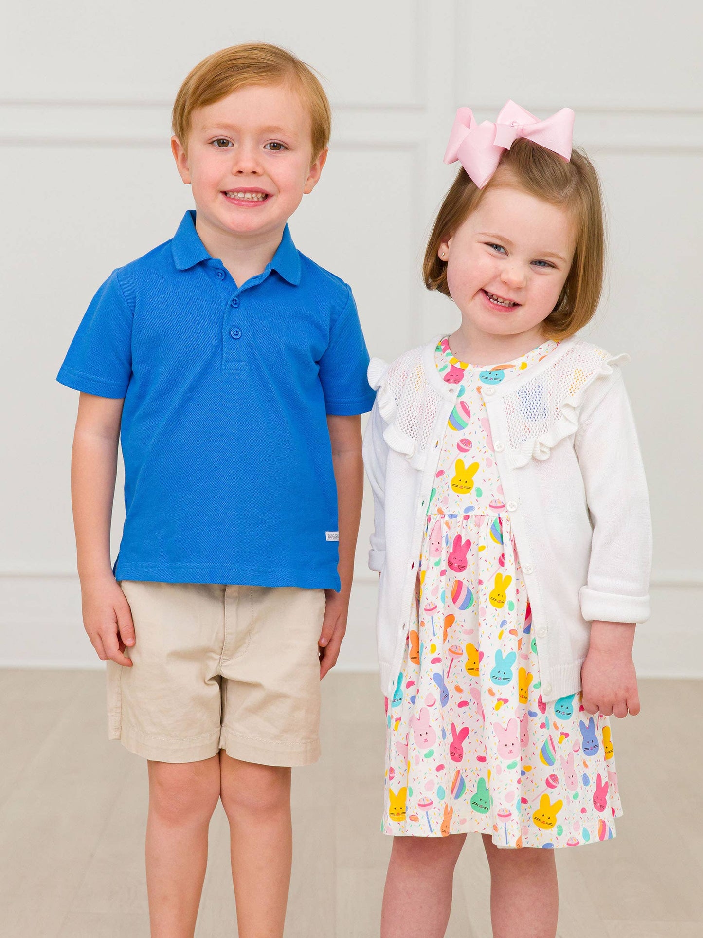 Boys Sonic Blue Pique Short Sleeve Polo Shirt: Blue