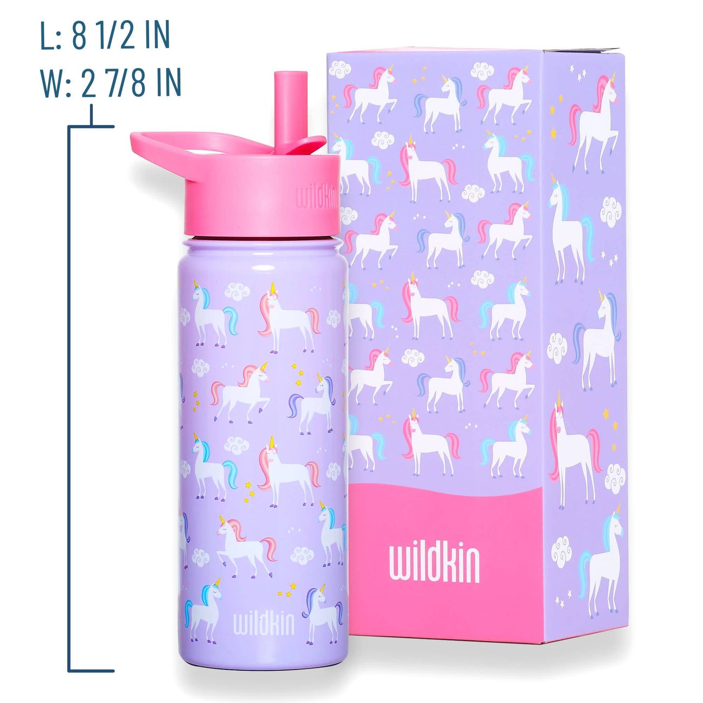Unicorn 18 oz Steel Water Bottle