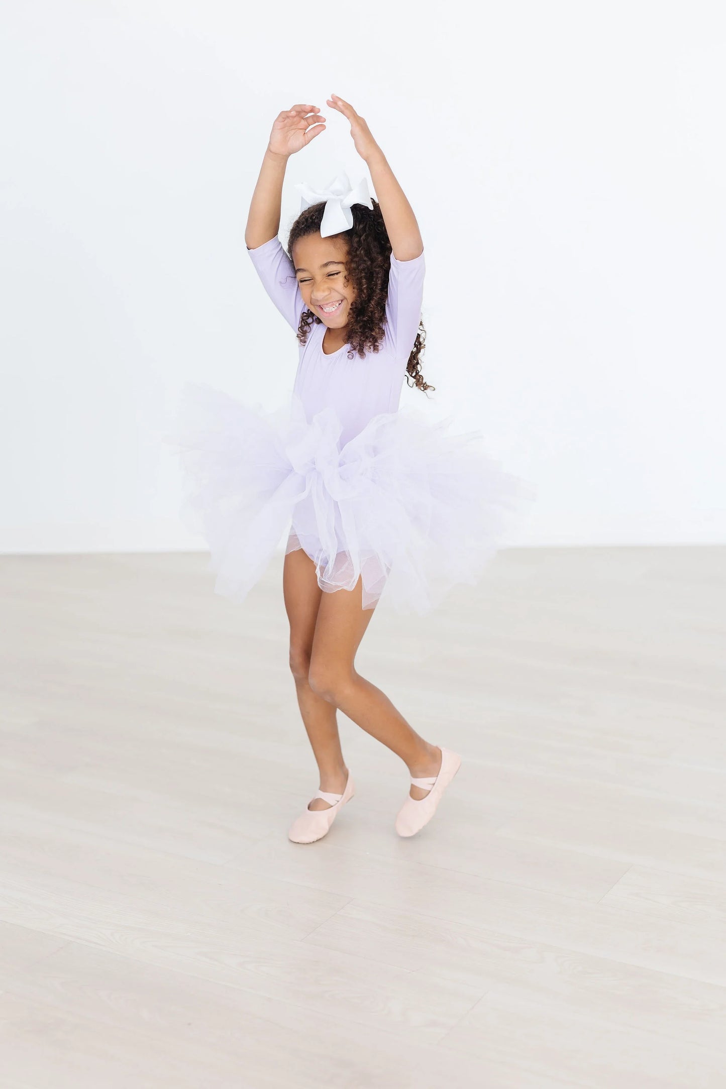 Lavender 3/4 Tutu Leotard