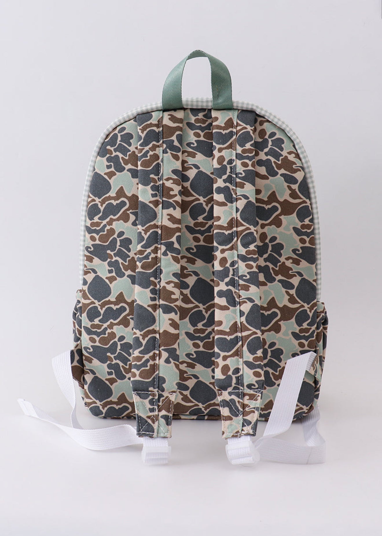 Camouflage duck print backpack