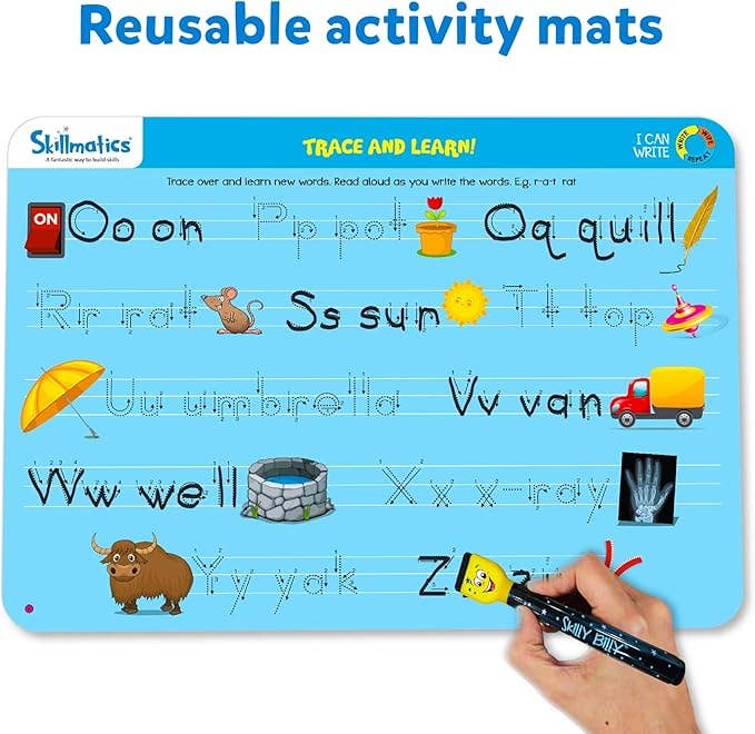 Skillmatics - I Can Write: Write and Wipe Activity Mats