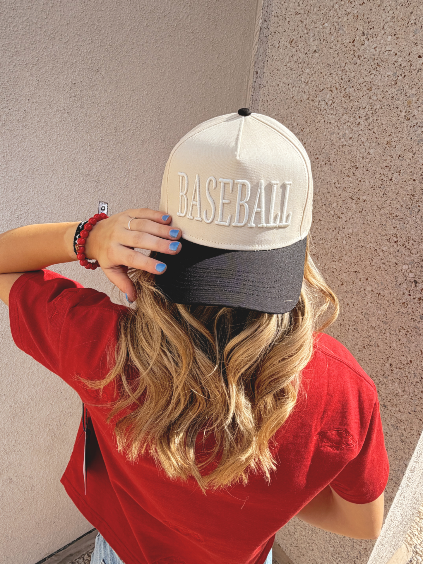 Baseball Monochromatic Vintage Trucker Hat