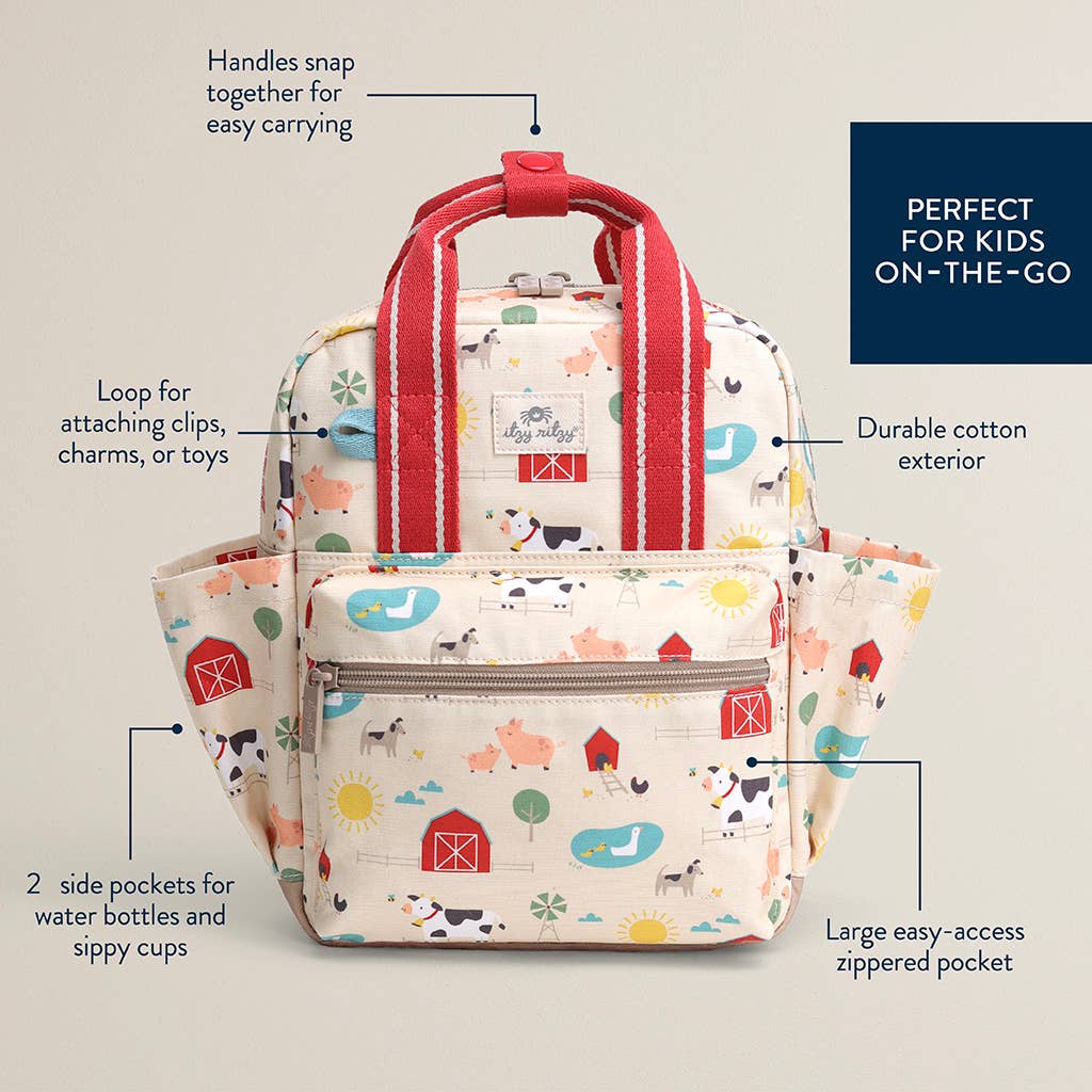 *NEW OPTIONS* Itzy Bitzy Backpack: Farm Friends