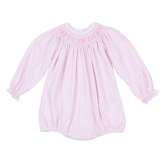 Birthday Classics Bishop Long Sleeve Bubble - Pink